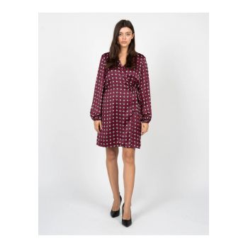 Rochie satinata petrecuta -