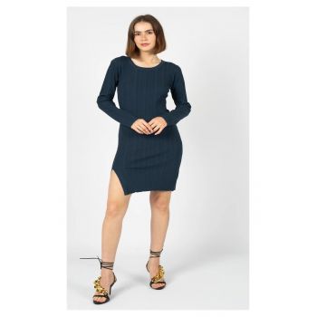 Rochie scurta bodycon cu maneca lunga -