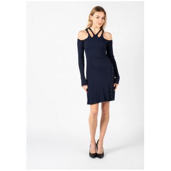 Rochie scurta cu maneca lunga -