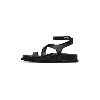 Sandale de piele cu catarame