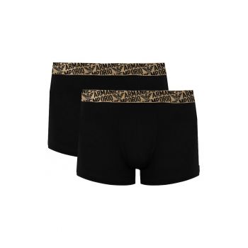 Set de boxeri cu banda logo - 2 perechi -