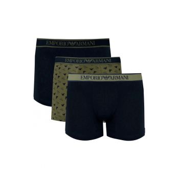 Set de boxeri cu banda logo elastica - 3 perechi -