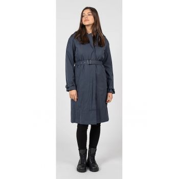 Trench impermeabil cu gluga detasabila si buzunare oblice Elidia - 36