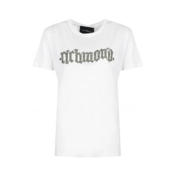Tricou cu aplicatii cu strasuri -