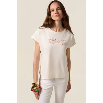 Tricou cu margele