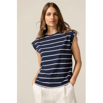 Tricou in dungi din amestec de bumbac