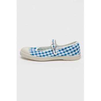 Balerini cu varf intarit si model gingham