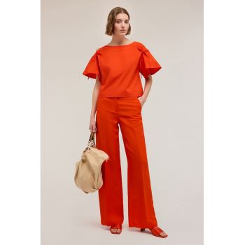 Bluza cu drapaj pe maneca