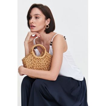 Bluza fara maneci cu decolteu in V