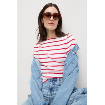 Bluza slim-fit din bumbac