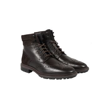 Ghete brogue din piele U Brenson A -