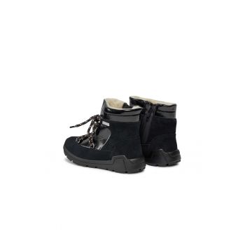 Ghete fete -  303590284 - Negru - Piele naturala/Piele intoarsa