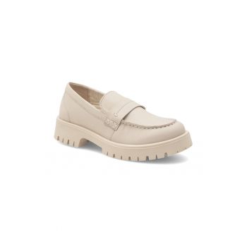 Mocasini dama -  381143 - Piele naturala - Ecru