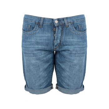 Pantaloni scurti din denim cu 5 buzunare -