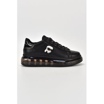 Pantofi sport de piele cu logo