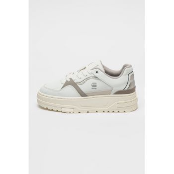 Pantofi sport flatform cu garnituri din piele intoarsa Lhana III