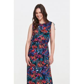 Rochie lunga cu imprimeu floral