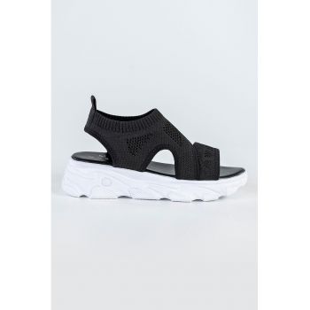 Sandale wedge de plasa