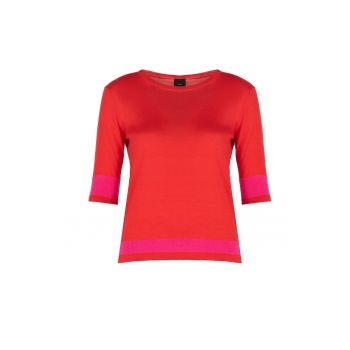 Slim fit pulover din luna -