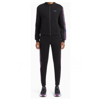 Trening EA7 Emporio Armani - negru - bumbac-poliester -