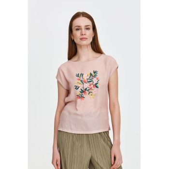 Tricou cu imprimeu floral