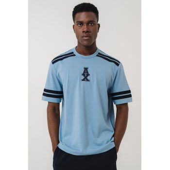 Tricou din bumbac cu dungi