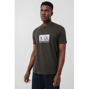 Tricou din bumbac cu imprimeu logo