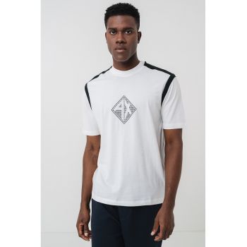 Tricou din bumbac cu imprimeu logo
