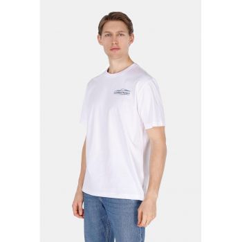 Tricou din bumbac cu imprimeu pe partea din spate