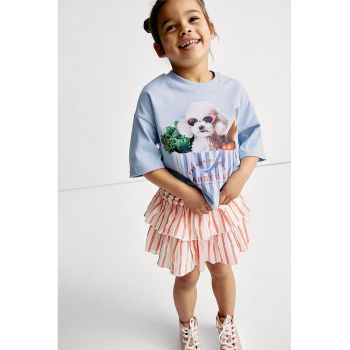 Tricou lejer cu model grafic