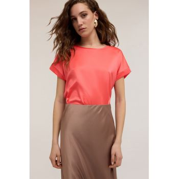 Tricou lejer din satin