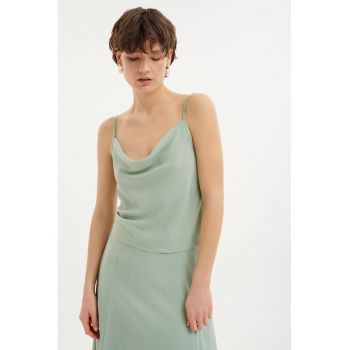 Bluza cu decolteu drapat