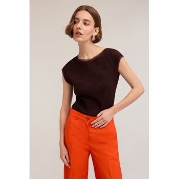 Bluza din tricot cu striatii