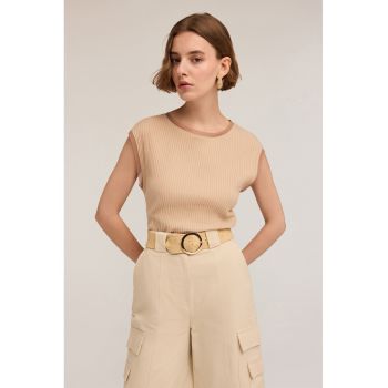 Bluza din tricot cu striatii