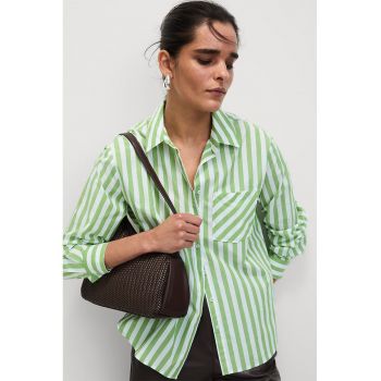 Camasa cu maneci lungi si model in dungi