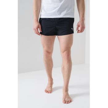 Pantaloni scurti de baie cu logo si buzunare