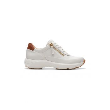 Pantofi sport de piele cu fermoar lateral