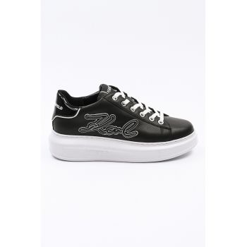 Pantofi sport din piele cu imprimeu logo