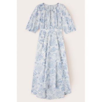 Rochie midi cu imprimeu floral