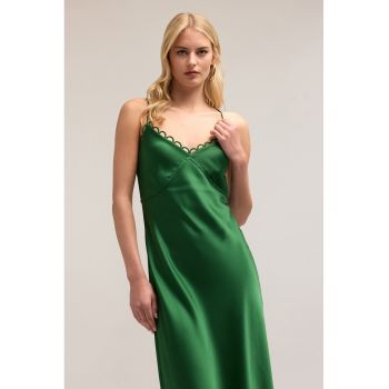 Rochie midi de satin