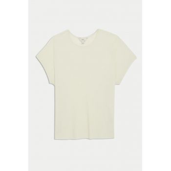 Tricou cu decolteu rotund
