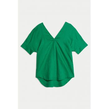 Tricou de in cu decolteu in V