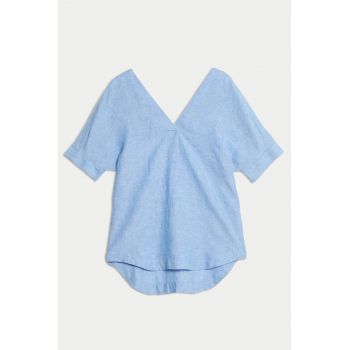 Tricou de in cu decolteu in V