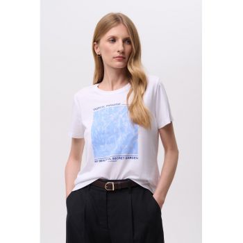 Tricou din amestec de bumbac cu imprimeu