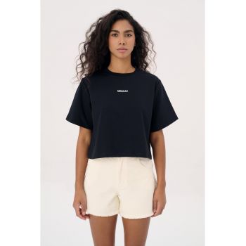 Tricou lejer cu imprimeu pe partea din spate