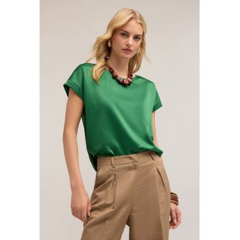 Tricou lejer din satin