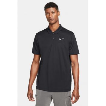 Tricou polo cu tehnologie Dri-Fit si imprimeu logo pentru tenis