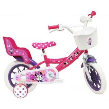 Bicicleta copii 3-5 ani, 12 inch, Minnie Cutest, Denver 21115MNC12