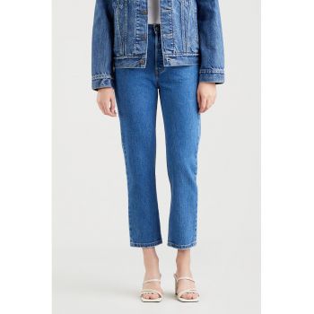 Blugi crop cu talie inalta 501®