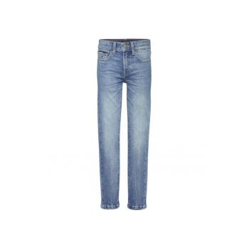 Blugi skinny cu talie inalta